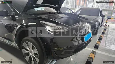 Photo 1 of 11: 2022 Tesla Model Y Long Range, VIN 7SAYGDEE0NF499839 — Korean insurance auction