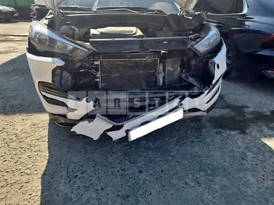 Photo 1 of 19: 2017 Hyundai Tucson, VIN KMHJ281ABJU523327 — Korean insurance auction