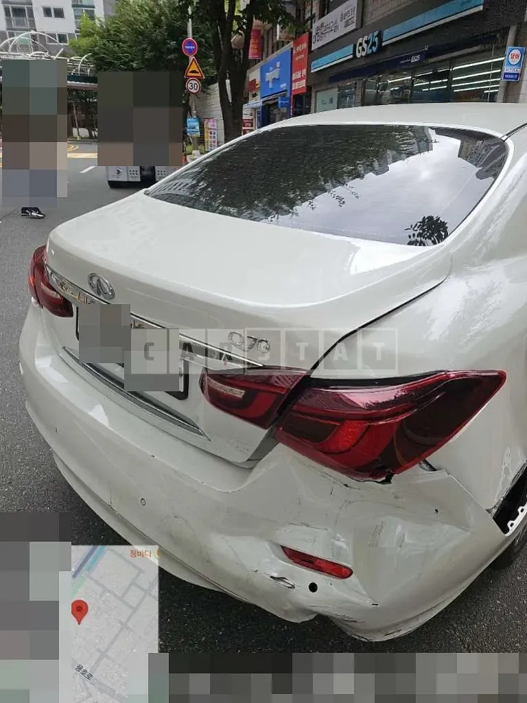 Photo 2 of 6: 2018 Infiniti Q70 3.7 — Korean insurance auction
