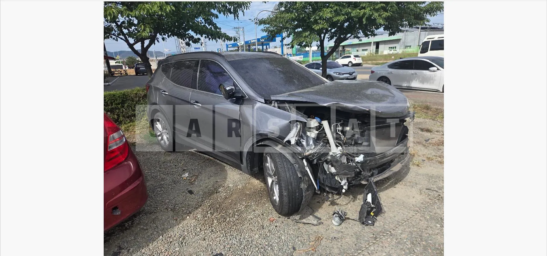 Photo 2 of 5: 2016 Hyundai Santa Fe 2.2 — Korean insurance auction