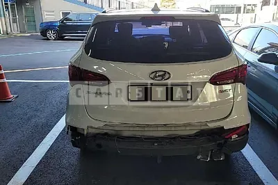 Photo 1 of 10: 2016 Hyundai Santa Fe, VIN KMHSW81UBGU625730 — Korean insurance auction