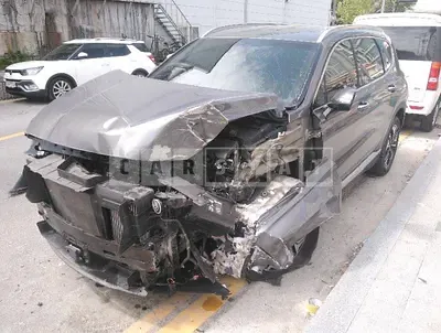 Photo 1 of 15: 2020 Hyundai Santa Fe — Korean insurance auction