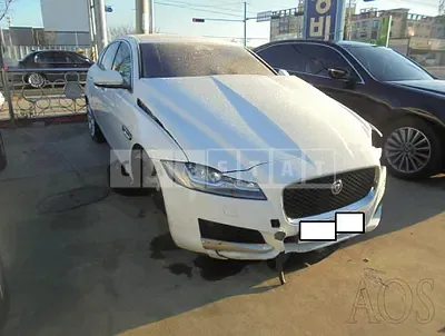 Photo 1 of 4: 2017 Jaguar XF 30d, VIN SAJBB4BK1HCY27185 — Korean insurance auction