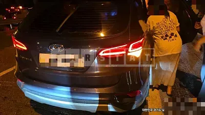 Photo 1 of 4: 2015 Hyundai Santa Fe DM — Korean insurance auction