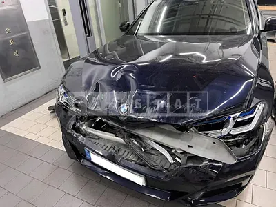 Photo 1 of 9: 2021 BMW 530e, VIN WBA51AG01MCH28154 — Korean insurance auction