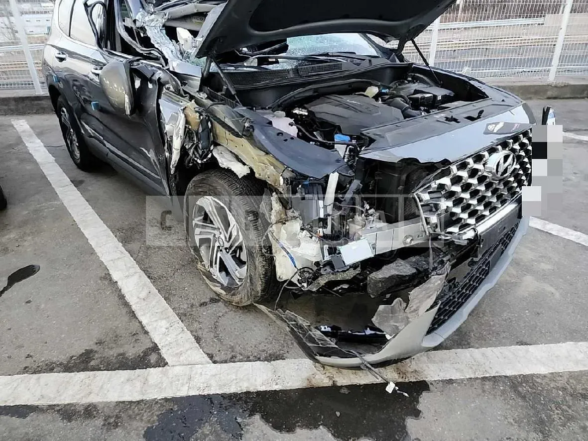 Photo 2 of 14: 2022 Hyundai Santa Fe 2.2 (4WD), VIN KMHS281HHNU448560 — Korean insurance auction