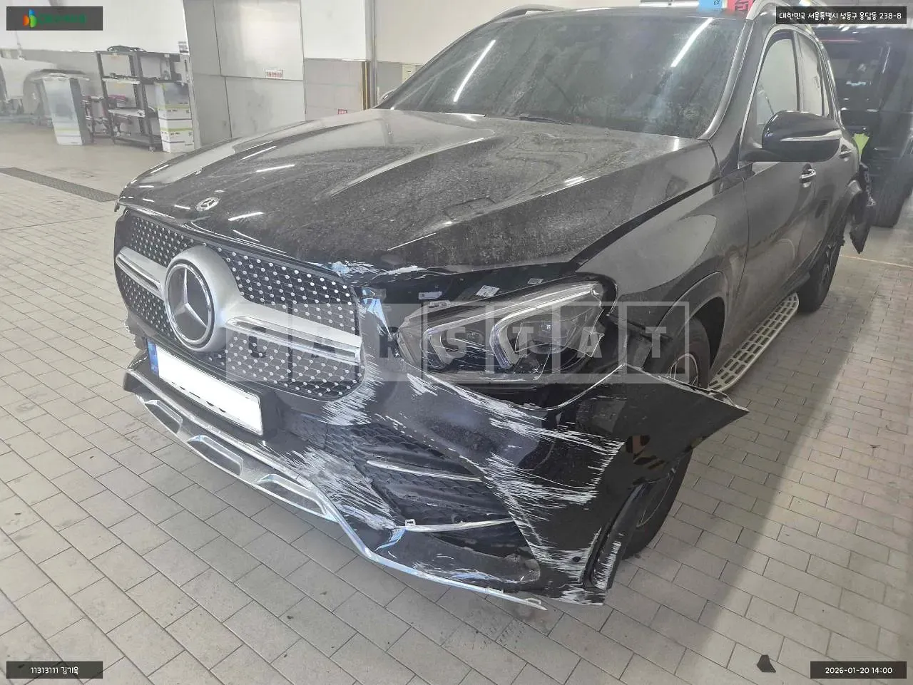 Photo 2 of 10: 2020 Mercedes-Benz GLE 450 4Matic, VIN W1NFB5KB5LA287469 — Korean insurance auction