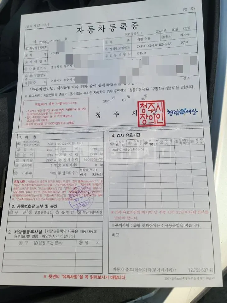 Photo 2 of 35: 2023 Genesis GV80 2.5T — Korean insurance auction