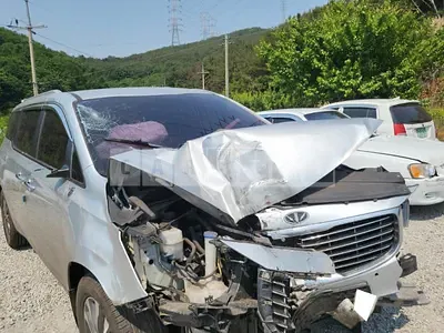 Photo 1 of 10: 2016 Kia Carnival, VIN KNAMB81ABHS293928 — Korean insurance auction