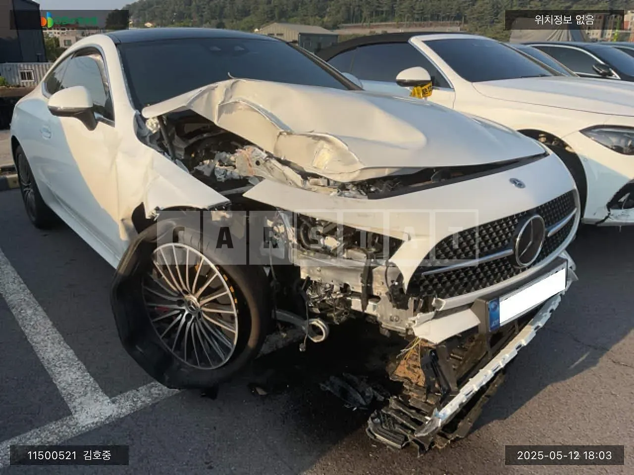 Photo 2 of 16: 2025 Mercedes-Benz CLE200 Coupe, VIN W1KMJ5AB9SF054141 — Korean insurance auction