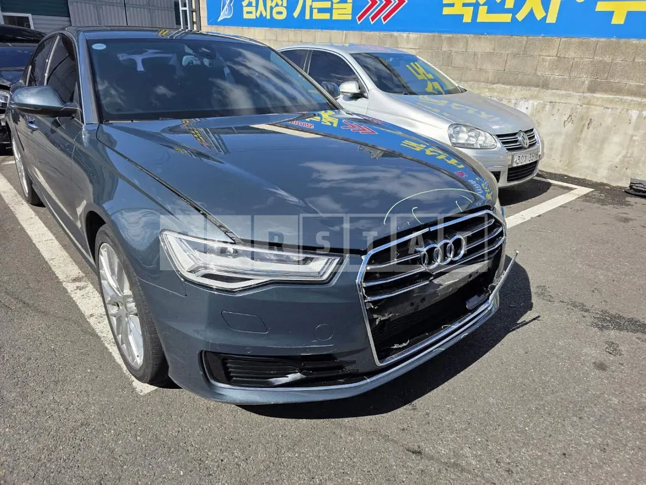 Photo 2 of 12: 2015 Audi A6 40 TDI quattro Premium, VIN WAUZZZ4GXGN068471 — Korean insurance auction