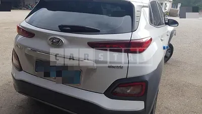 Photo 1 of 15: 2018 Hyundai Kona Electric, VIN KMHK281GFKU021044 — Korean insurance auction