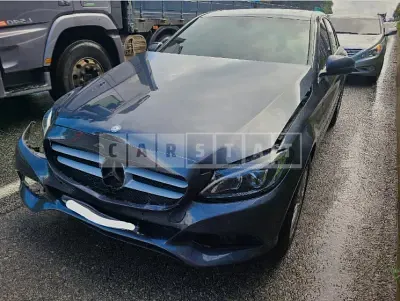 Photo 1 of 9: 2016 Mercedes-Benz C200 d, VIN WDDWF3HB0GF262209 — Korean insurance auction