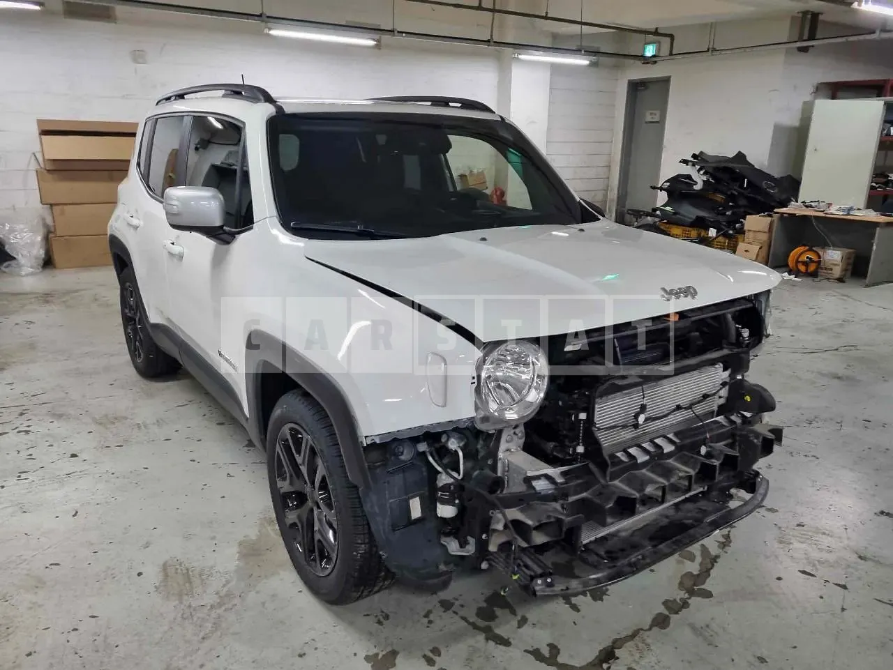 Photo 2 of 8: 2022 Jeep Zip Renegade 1.3 FWD, VIN 1C4NJCD12NPN67221 — Korean insurance auction