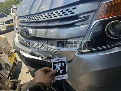 Photo 1 of 14: 2015 Ford Explorer, VIN 1FM5K8F86FGB44756 — Korean insurance auction