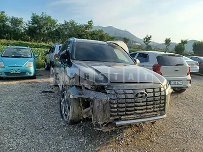 Photo 1 of 18: 2023 Hyundai Palisade, VIN KMHR281EBRU660126 — Korean insurance auction