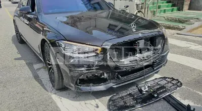 Photo 1 of 9: 2022 Mercedes-Benz S580 4Matic, VIN W1K6G7GB1NA097626 — Korean insurance auction