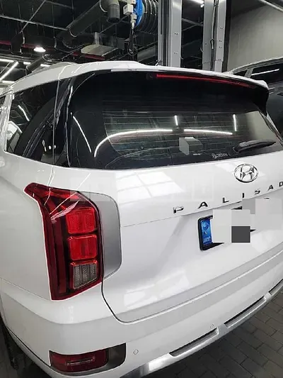 Photo 1 of 6: 2021 Hyundai Palisade, VIN KMHR581EBNU363271 — Korean insurance auction