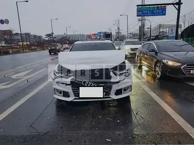 Photo 1 of 9: 2018 Audi A6 35 TDI Four, VIN WAUZZZ4G4JN105411 — Korean insurance auction