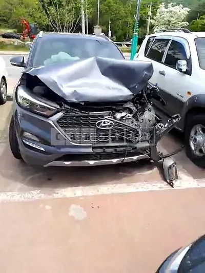 Photo 1 of 11: 2016 Hyundai Tucson, VIN KMHJ3812GHU270097 — Korean insurance auction