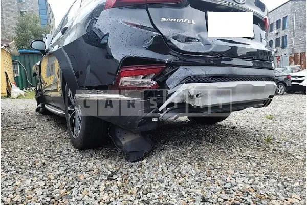 Photo 2 of 8: 2019 Hyundai Santa Fe — Korean insurance auction