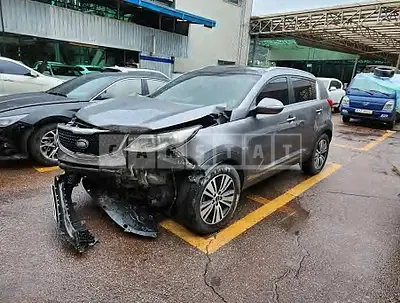 Photo 1 of 6: 2015 Kia Sportage, VIN KNAPC813BFK770427 — Korean insurance auction