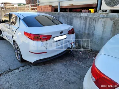 Photo 1 of 50: 2015 Kia K5, VIN KNAGN419BFA647505 — Korean insurance auction