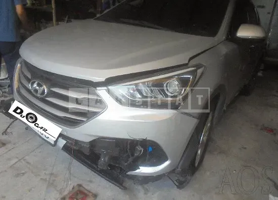 Photo 2 of 41: 2016 Hyundai Santa Fe, VIN KMHSW81UBGU683423 — Korean insurance auction