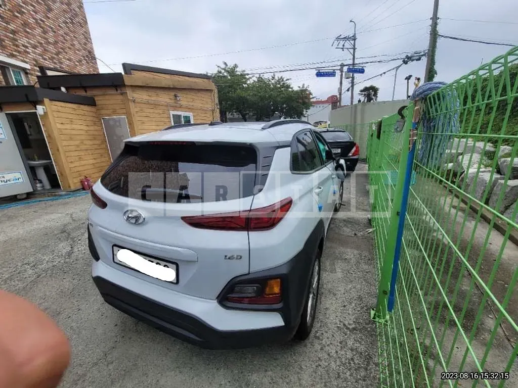Photo 2 of 9: 2018 Hyundai Kona, VIN KMHK3816GJU153494 — Korean insurance auction