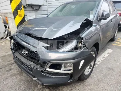 Photo 1 of 6: 2018 Hyundai Kona, VIN KMHK4815GJU134851 — Korean insurance auction