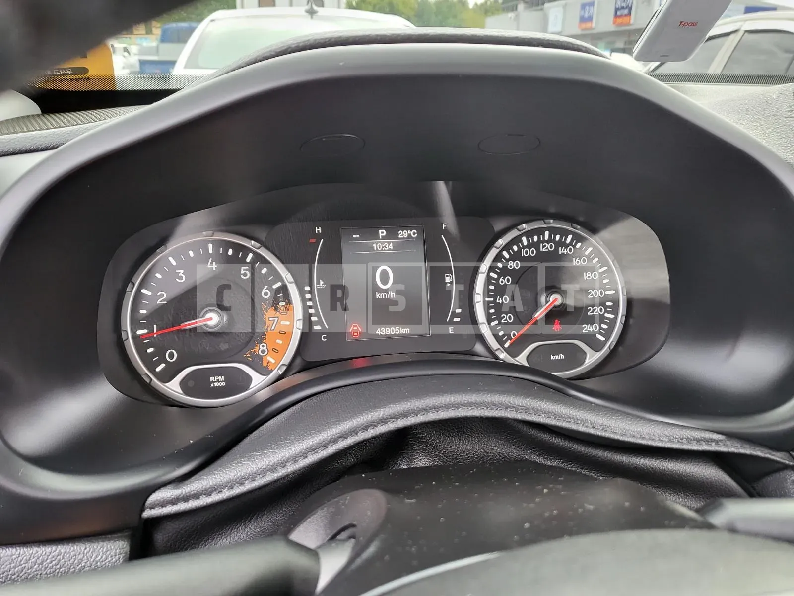 Photo 3 of 3: 2016 Jeep Zip Renegade 2.4 Gasoline, VIN 1C4BU0000GPD20854 — Korean insurance auction