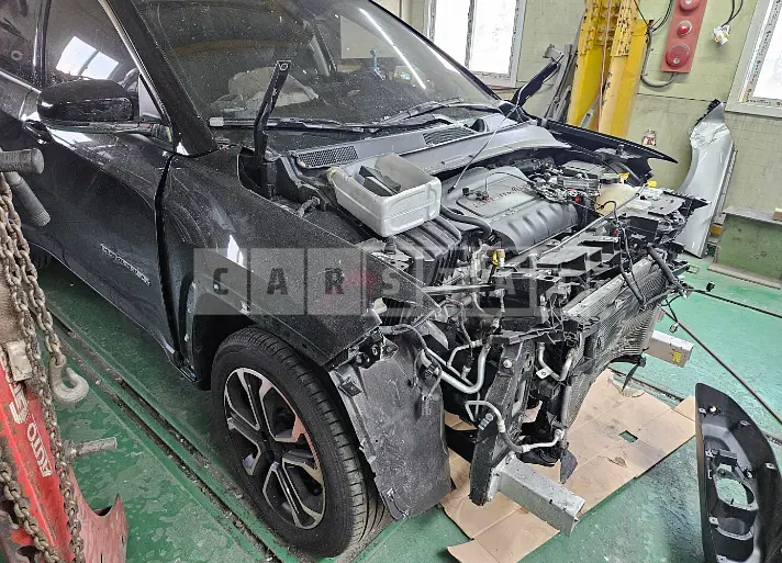 Photo 2 of 15: 2022 Jeep Straw Compass 2.4 AWD, VIN 3C4NJDCB8NT176778 — Korean insurance auction