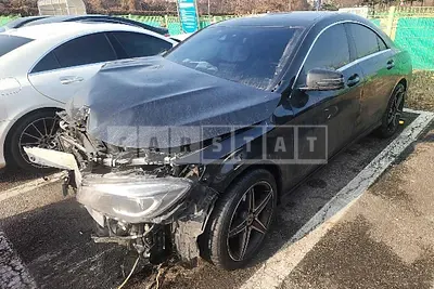Photo 1 of 7: 2016 Mercedes-Benz CLA200d 4Matic, VIN WDDSJ0CB6GN354305 — Korean insurance auction