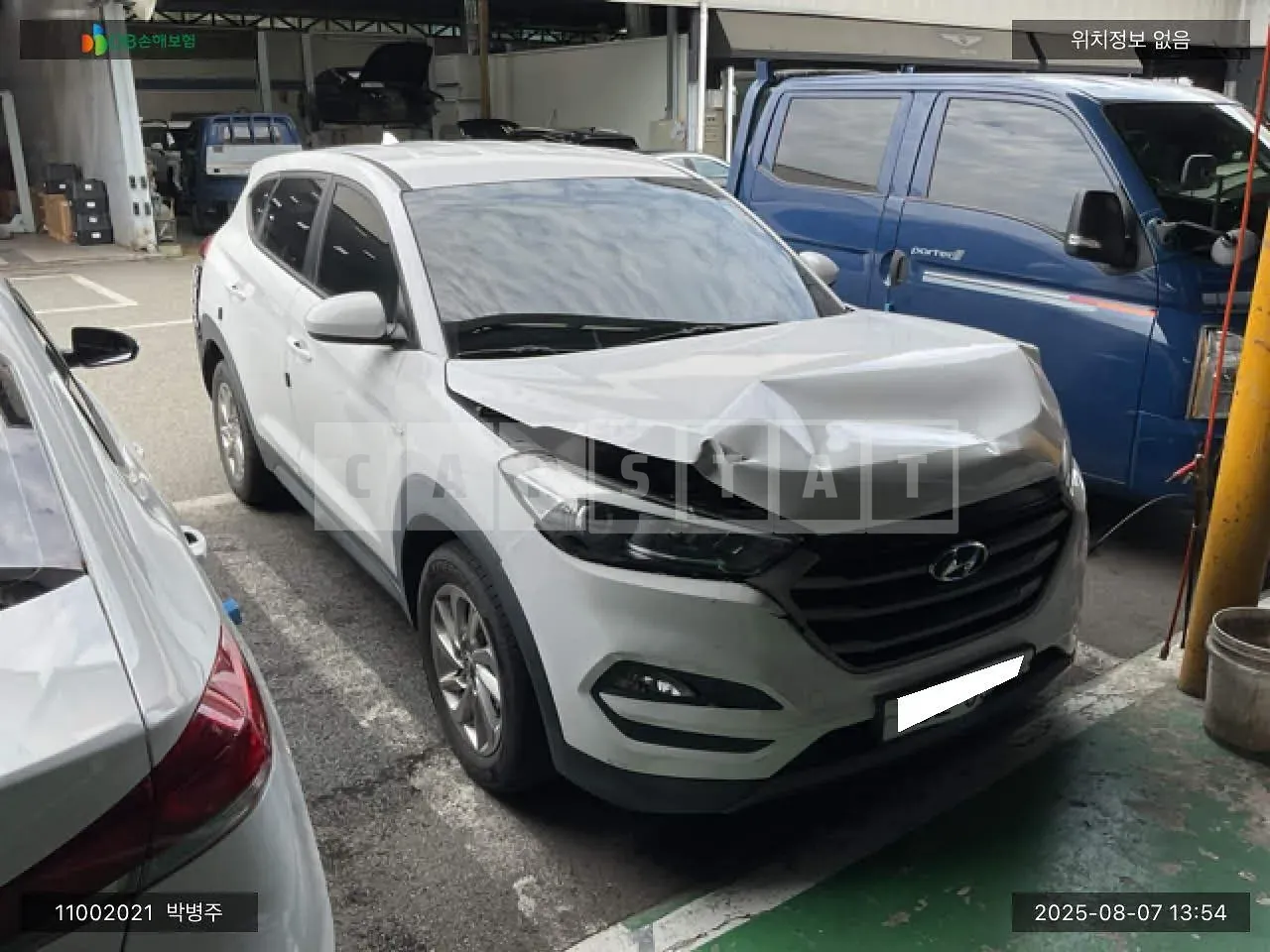 Photo 2 of 9: 2015 Hyundai Tucson, VIN KMHJ2815GGU007561 — Korean insurance auction