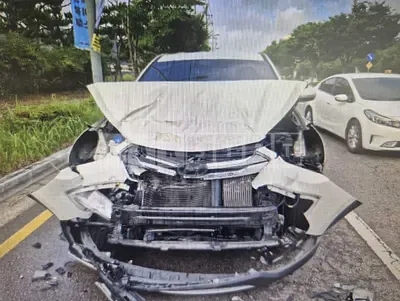 Photo 1 of 6: 2015 Hyundai Santa Fe DM 2.0 — Korean insurance auction