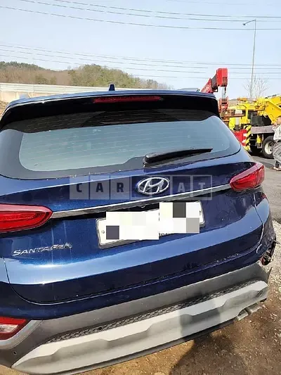 Photo 1 of 46: 2019 Hyundai Santa Fe 2.2, VIN KMHS381CBLU224945 — Korean insurance auction