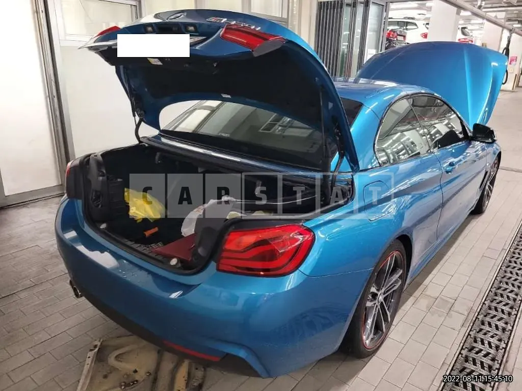 Photo 2 of 9: 2018 BMW 430i Convertible, VIN WBA4Z1102JEF34696 — Korean insurance auction
