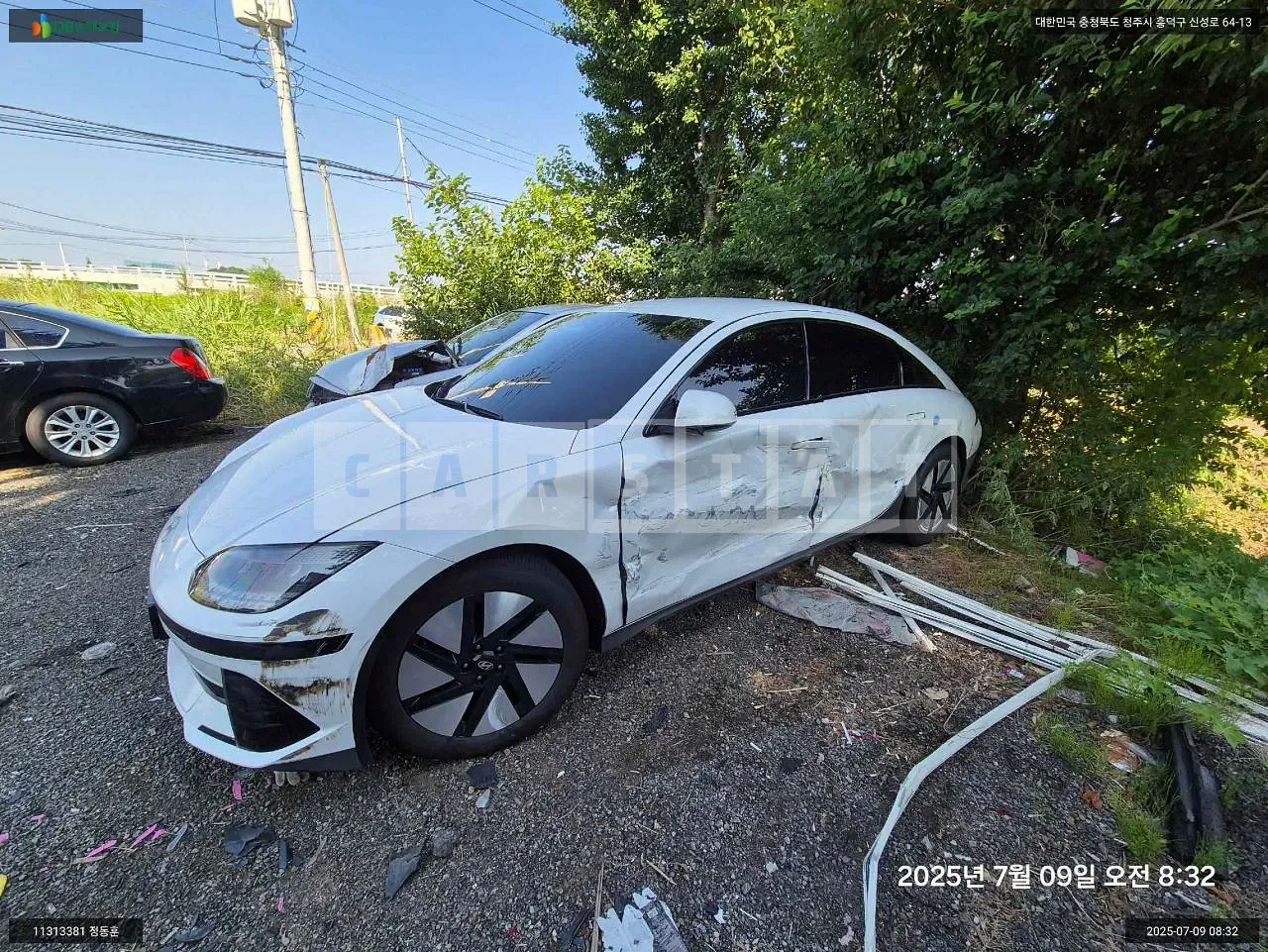 Photo 2 of 38: 2024 Hyundai IONIQ 6, VIN KMHM341AFRA072845 — Korean insurance auction