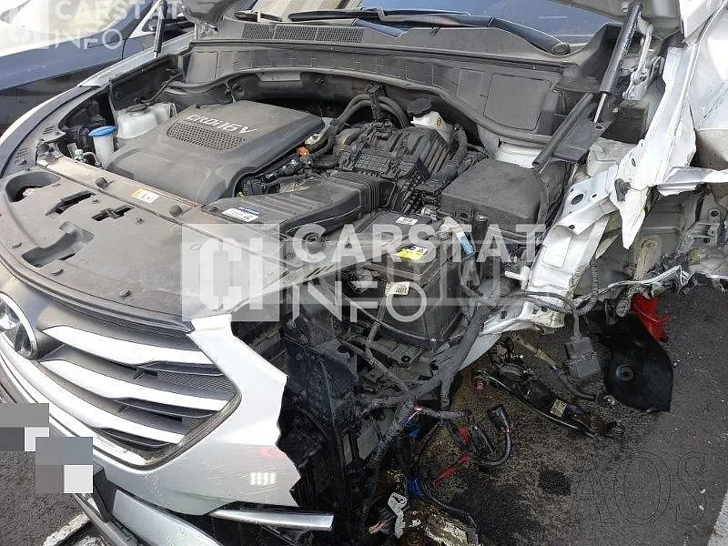 Photo 2 of 19: 2016 Hyundai Santa Fe 2.0, VIN KMHSW81UBGU698967 — Korean insurance auction