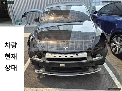 Photo 1 of 16: 2023 Tesla Model Y RWD, VIN LRWYGCFSXRC189144 — Korean insurance auction