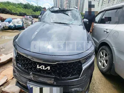 Photo 1 of 34: 2021 Kia Sorento 2.2, VIN KNARF81BGNA136297 — Korean insurance auction
