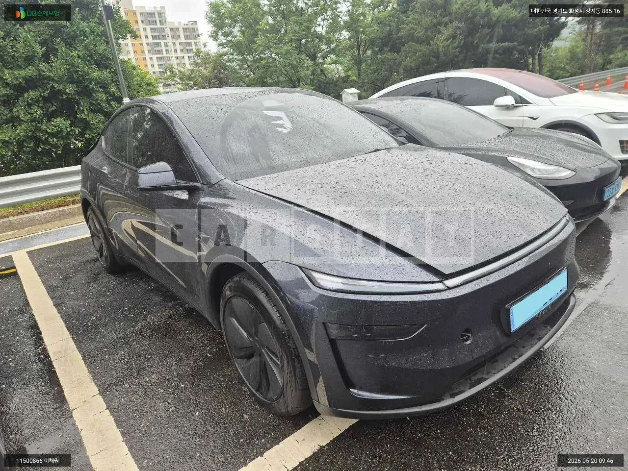 Photo 2 of 9: 2025 Tesla Model Y RWD, VIN LRWYGCFJ2SC368131 — Korean insurance auction