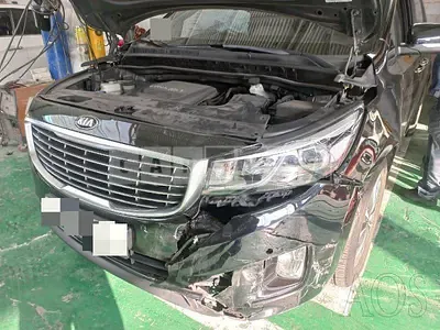 Photo 1 of 11: 2014 Kia Carnival, VIN KNHMF37ABFS001302 — Korean insurance auction