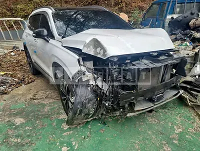 Photo 1 of 11: 2019 Hyundai Santa Fe, VIN KMHS381BBKU002426 — Korean insurance auction