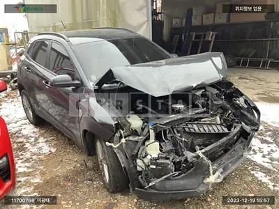 Photo 1 of 7: 2017 Hyundai Kona, VIN KMHK4815GJU008314 — Korean insurance auction