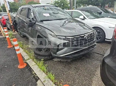 Photo 1 of 28: 2021 Hyundai Tucson — Korean insurance auction