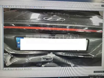 Photo 1 of 15: 2021 Hyundai Tucson, VIN KMHJE811BMU002593 — Korean insurance auction