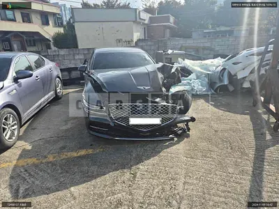 Photo 1 of 18: 2020 Genesis G80, VIN KMTGC41DDMU003777 — Korean insurance auction