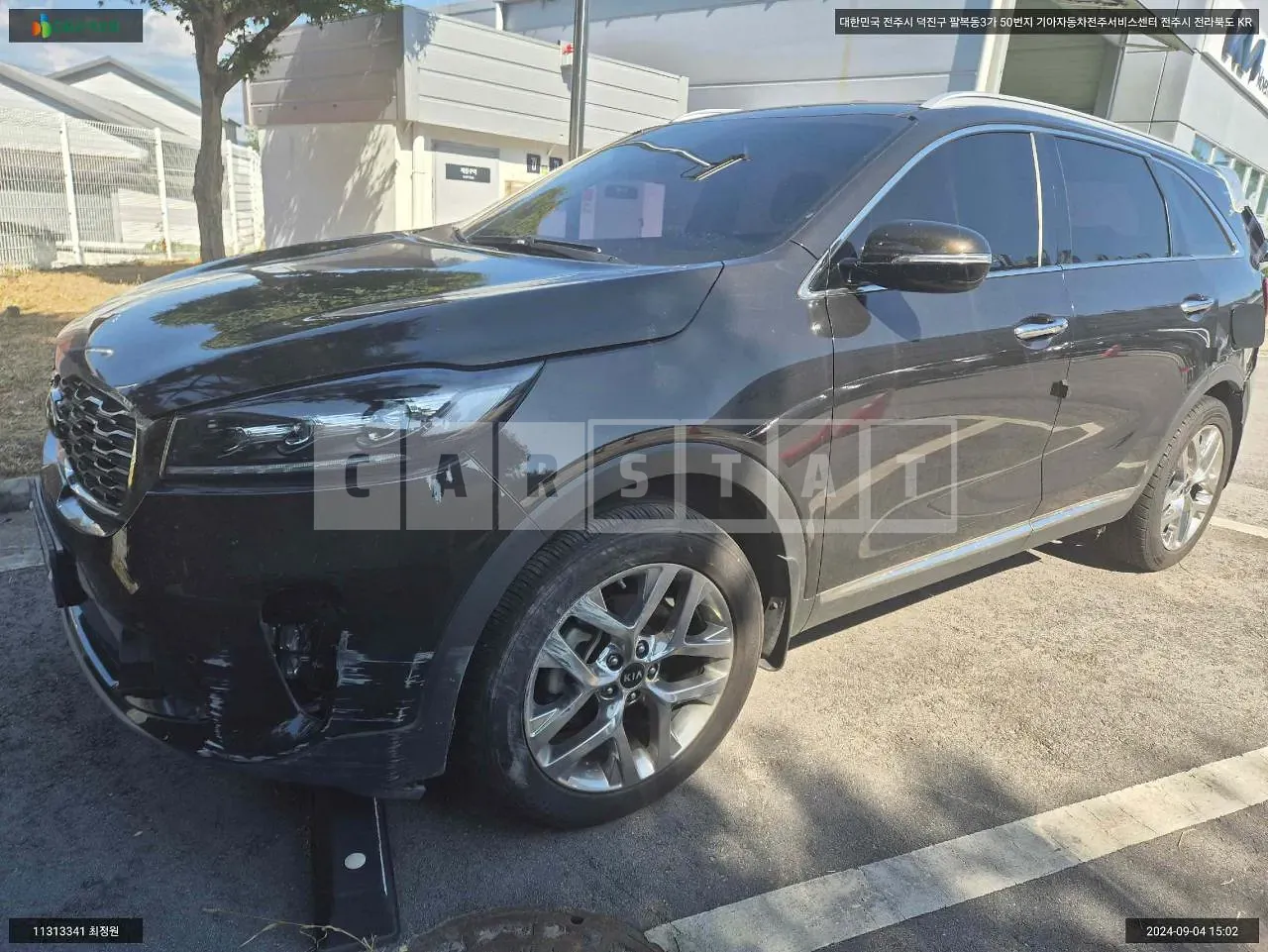 Photo 2 of 9: 2019 Kia Sorento, VIN KNAPK81BDLA555088 — Korean insurance auction