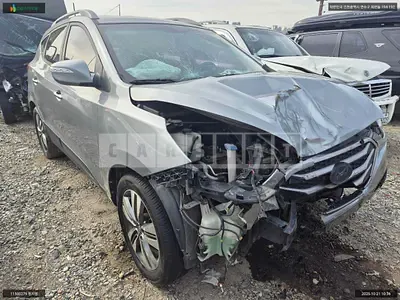 Photo 1 of 6: 2015 Hyundai Tucson, VIN KMHJT81VBFU051452 — Korean insurance auction